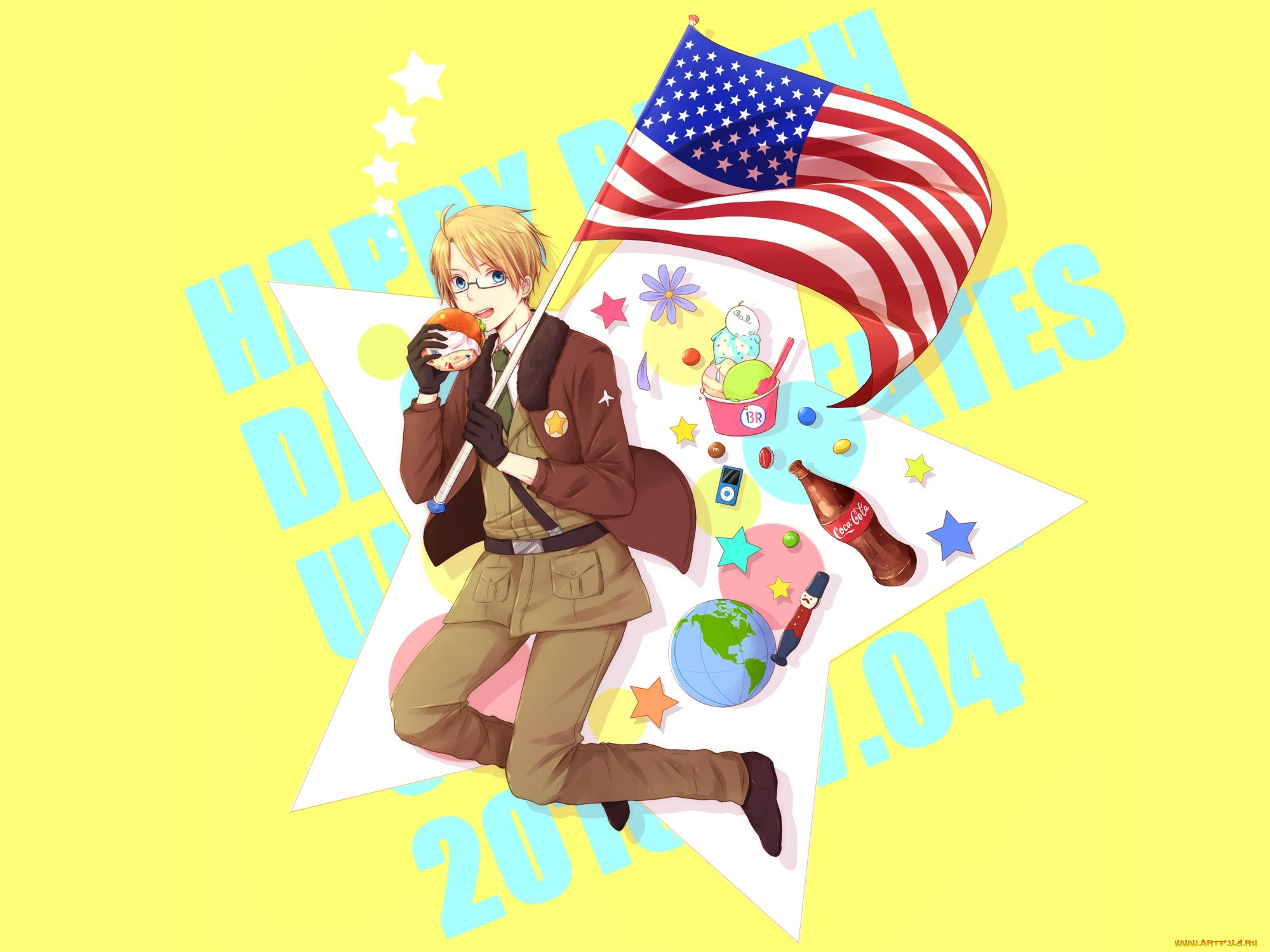 , hetalia,  axis powers, united, states